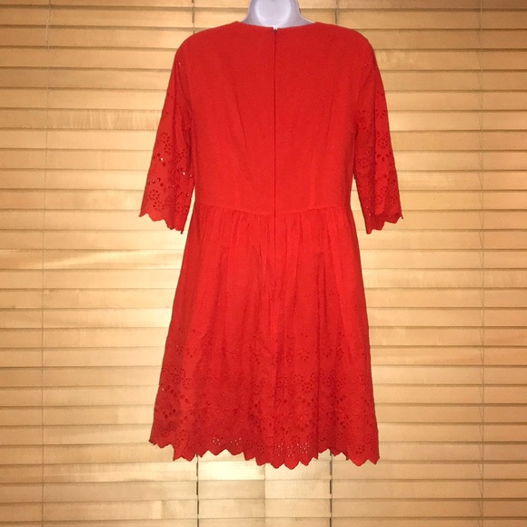 Madewell Lace Eyelet Lattice Dress - Picture 5 of 8